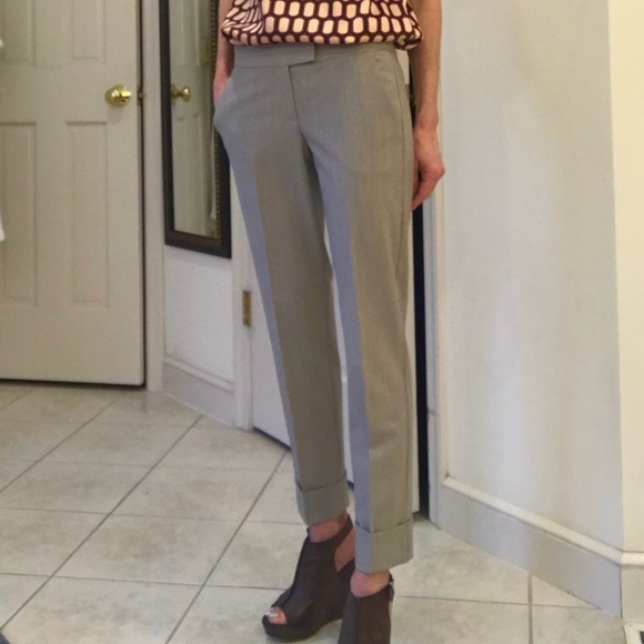 theory stretch wool slim pant